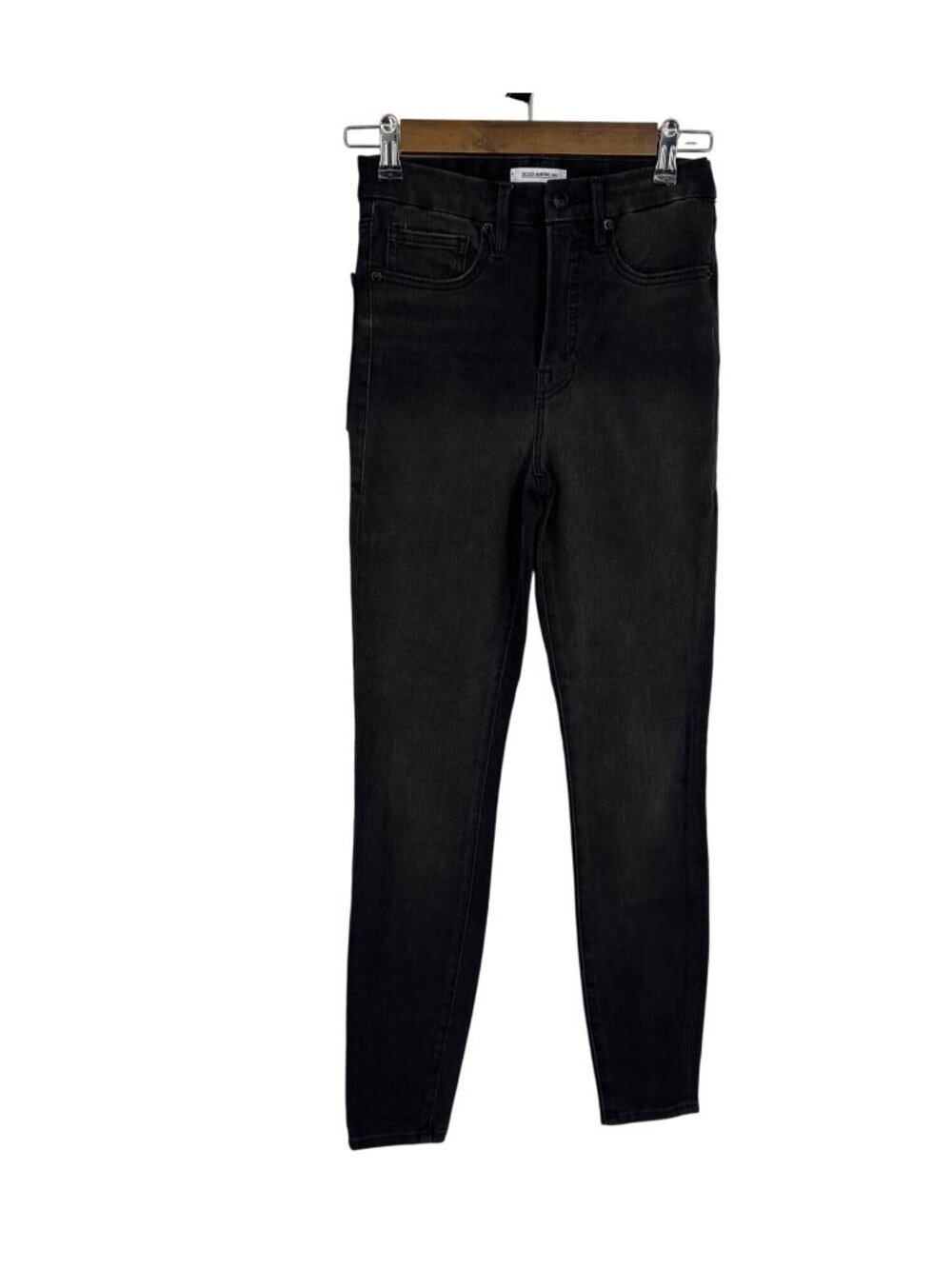 Good American Black Good Waist Skinny Jeans Women's Size 2/26